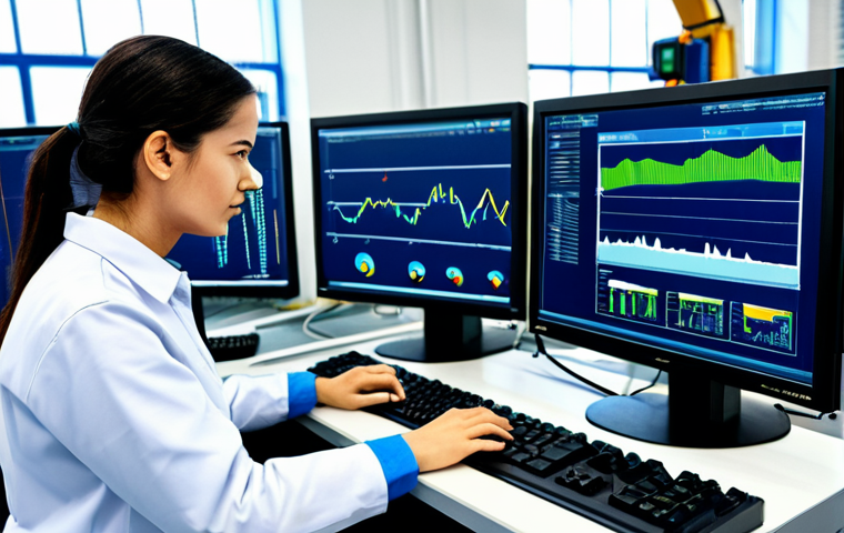 Energy Monitoring in a Factory**
"A professional engineer, fully clothed in appropriate work attire, analyzing real-time energy consumption data on a computer screen in a bright, modern factory. Various industrial machines are visible in the background. The scene emphasizes data visualization and analysis. Safe for work, appropriate content, perfect anatomy, natural proportions, professional, modest."
**